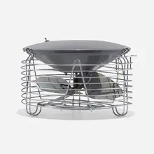 Warren Engineering Corp., Command Air fan, c. 1955, enameled and chrome-plated steel