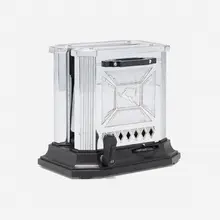 Raymond Patten, Hotpoint toaster, model 129-T31, 1932, chrome-plated steel, enameled aluminum, plastic