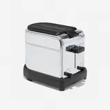 Toaster by Westinghouse Electric and Manufacturing Company, c. 1935, chrome-plated steel, Bakelite, sold Feb 2023