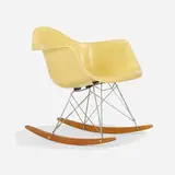 Charles and Ray Eames, RAR, molded fiberglass, birch, zinc-plated steel