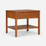 Nightstand, model 227 by Florence Knoll, walnut, sold Feb 2023