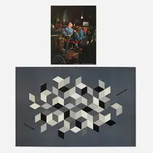 Herman Miller, Posters, set of two, 1971, offset lithograph in colors