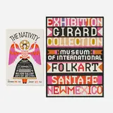 Alexander Girard, Rare exhibition posters, set of two, screenprint in colors, offset lithograph in colors