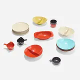 Florence dinnerware by George Nelson & Associates, 1952-55, melamine, plastic, sold Feb 2023