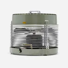 J. T. Roffy, Fan, 1947, enameled and polished aluminum