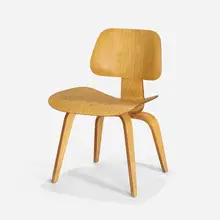 Charles and Ray Eames, DCW, c. 1945, aniline-dyed birch plywood