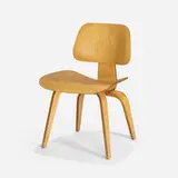 DCW by Charles and Ray Eames, ash plywood, rubber, sold Feb 2023