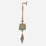 Paolo Soleri, Wind chime, c. 1975, patinated bronze, copper