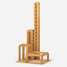 Untitled by William Sellers, wood, sold Jan 2023