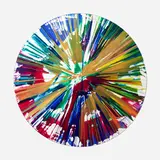 Damien Hirst, Circle Spin Painting, 2009, acrylic on paper