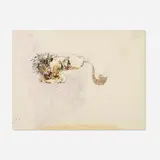 John Altoon, Untitled, c. 1965, pastel, ink, and watercolor on paper