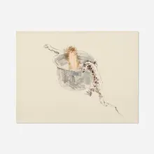 Untitled by John Altoon, c. 1965, mixed media on paper, sold Jan 2023
