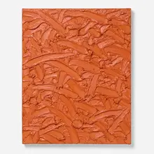 Abstract #61 by James Hayward, 2004, oil on canvas laid to board, sold Jan 2023