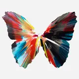 Damien Hirst, Butterfly Spin Painting, 2009, acrylic on paper