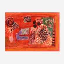 Lamar Briggs, Voyage to Zona Rosa, mixed media on paper