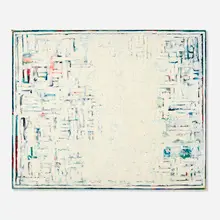 Solomon Ethe, Abstract Composition, 1962-63, oil on canvas