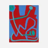 Josef Zenk, Bongo Bongo, oil on Masonite