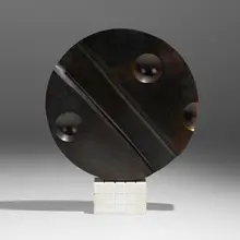 Joseph McDonnell, Nocturne I, 1986, bronze, marble
