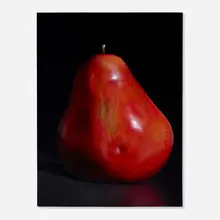 Tom Seghi, Red Pear, 1993, acrylic on canvas