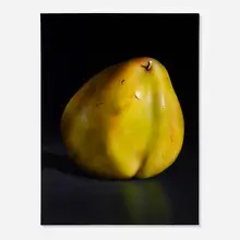 Tom Seghi, Voluptuous Yellow Pear, 1994, acrylic on canvas