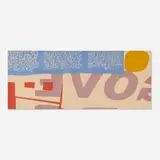 be as cordial by Corita Kent, 1966, screenprint in colors, sold Jan 2023