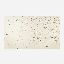 Matthew Brandt, Bees of Bees 1 (from the Honeybees series), 2012, gum-bichromate print with honeybees on paper