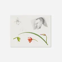Robert Lostutter, Untitled, 1994, watercolor and pencil on artist's board