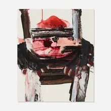 Elizabeth Neel, Cut Up, 2007, acrylic on paper