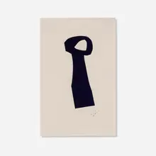 Nell Blaine, Abstraction, c. 1940, linocut on paper