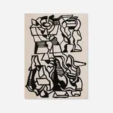 Nell Blaine, Abstraction, 1940, India ink on paper