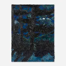 Peter Dean, Midnight Pines, 1985, oil on linen