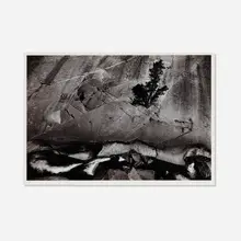Juniper, Cliffs and River, Upper Merced River Canyon, Yosemite National Park by Ansel Adams, gelatin silver print, sold Jan 2023