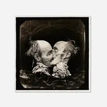 Joel-Peter Witkin, Le Baiser (The Kiss), 1982, bromoil gelatin silver print