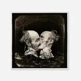 Joel-Peter Witkin, Le Baiser (The Kiss), 1982, bromoil gelatin silver print
