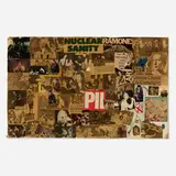 Terry Richardson, PIL Collage, 1983, paper, newspaper collage on board