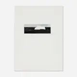 Robert Moskowitz, Study for Iceberg, 1984, watercolor, gouache and graphite on paper