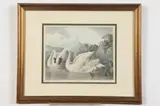 Thomas Doughty, Swans, circa 1830-33, Lithograph by Childs and Inman