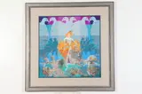 Albert D. Tucci, Ocellated Turkey Trot, Gouache on paper