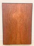 Estuardo Maldonado, Superficie Continua, 1965, Encaustic painting (ie, hot wax painting) on board