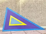 Untitled, late 1970s by A Follower Of Kenneth Noland, Acrylic on canvas, sold Dec 2021