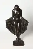 Mario Korbel, Nocturne, 1920, Patinated bronze sculpture