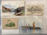 Adolf Kaufmann, Four Preparatory Drawings