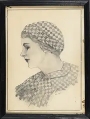 Henson, Woman wearing Missoni, Pencil signed and dated