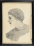 Henson, Woman wearing Missoni, Pencil signed and dated