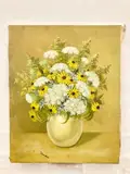 American School, Bouquet of Spring Flowers, Oil on canvas