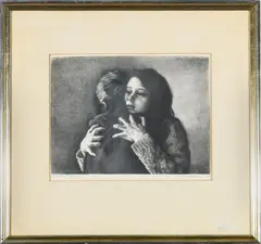 Jack Bookbinder, The Return, 1967, Pencil signed