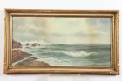 At Grand Manan by George Howell Gay, Watercolor on paper, sold Feb 2022