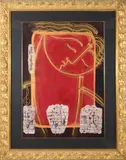 Gaylord Soli, Untitled, Mixed media on canvas numbered 4