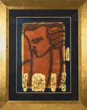 Gaylord Soli, Mozart, Mixed media on canvas