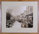 Annapolis Photo, Parade on Main Street, MD, black-and-white photograph